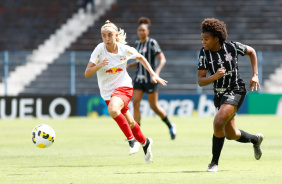 Mylena durante o jogo do Corinthians