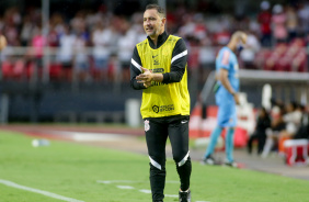 Vtor Pereira na sua estreia como tcnico do Corinthians