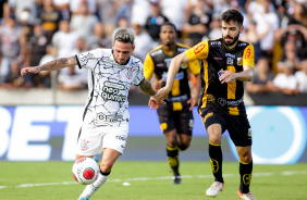 Gustavo Silva durante a vitria do Corinthians contra o Novorizontino