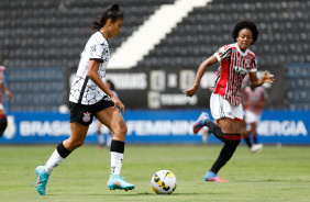 Jaqueline durante Majestoso deste domingo