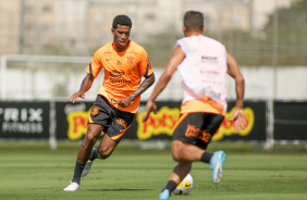 Gil durante atividade no CT