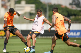 Gil, Jnior Moraes e Fagner no CT