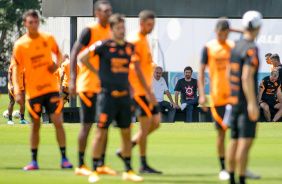 Mantuan, J, Bruno Melo e Adson no CT Joaquim Grava