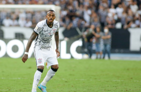 Raul Gustavo durante a estreia do Corinthians no Campeonato Brasileiro 2022