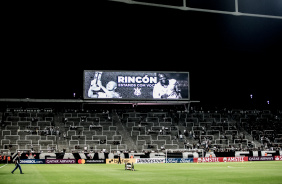 Homenagem para Freddy Rincn durante Corinthians x Deportivo Cali