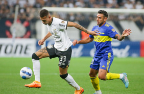 Joo Victor em jogo contra o Boca Juniors na Libertadores