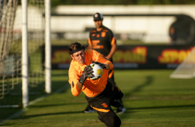 Cssio durante treino do Corinthians