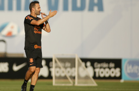 Filipe Almeida durante treino do Corinthians