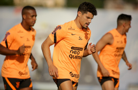 Rafael Ramos durante treino do Corinthians