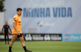 Rafael Ramos em treino desta sexta-feira no CT