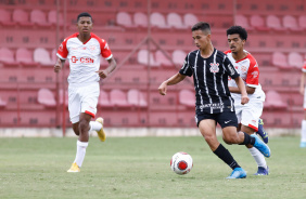 Pellegrin em ao na partida contra o Audax pelo Paulisto Sub-17