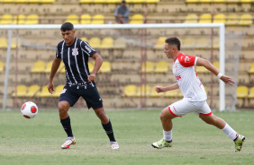 Rafael Werneck em ao na partida contra o Audax pelo Paulisto Sub-17