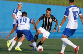 Riquelme em ao na partida contra o Santo Andr pelo Paulista Sub-20