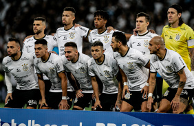 Time titular do Corinthians contra a Portuguesa-RJ