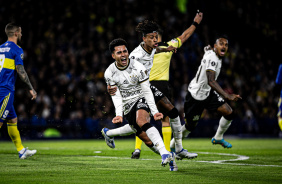 Du Queiroz marcou o primeiro gol do Corinthians contra o Boca Juniors