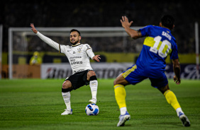 Maycon durante o empate entre Corinthians e Boca Juniors