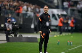 Filipe Almeida durante partida entre Corinthians e Always Ready pela Libertadores