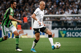 Fbio Santos durante o jogo contra o Amrica Mineiro