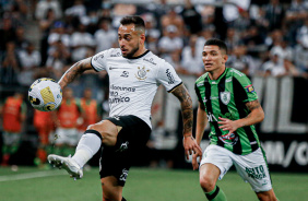 Maycon durante o jogo contra o Amrica Mineiro