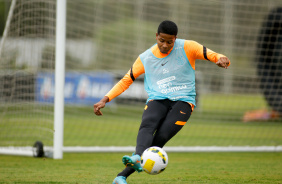 Garoto da base Wesley, em ao no treino de hoje