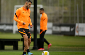 Jnior Moraes em ao no treino de hoje pela manh no CT