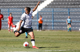 Ruan Sena durante a partida contra o Metropolitano pelo Paulista Sub-17