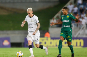 Rger Guedes durante o jogo entre Cuiab e Corinthians pelo Brasileiro
