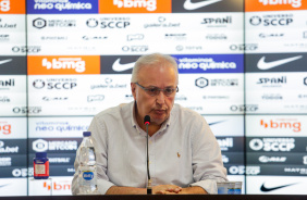 Roberto de Andrade durante entrevista coletiva