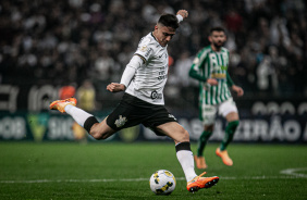 Mantuan durante vitria do Corinthians em cima do Juventude