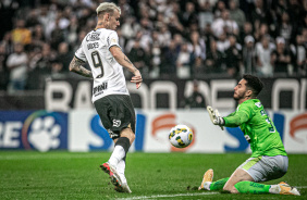 Rger Guedes na vitria do Corinthians sobre o Juventude