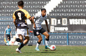 Yago durante o duelo contra o Novorizontino pelo Paulista Sub-17