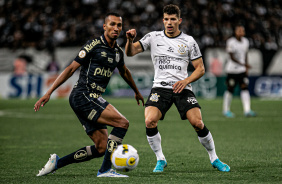 Rafael Ramos foi titular do Corinthians no clássico contra o Santos