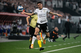 Mantuan durante jogo do Corinthians contra o Boca Juniors pela Libertadores