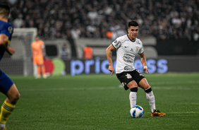 Roni em partida do Corinthians frente ao Boca Juniors pela Libertadores