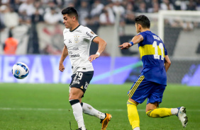 Roni em ao no jogo contra o Boca Juniors