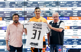 Balbuena foi apresentado pelo Corinthians nesta terça-feira