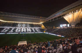 Corinthians fez homenagem a Cssio na Neo Qumica Arena