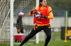 Cssio em ltimo treino do Corinthians de olho no Flamengo