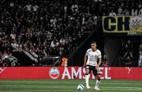 Cantillo durante derrota do Corinthians para o Flamengo