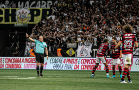 Jogo entre Corinthians e Flamengo pelas quartas de final da Copa Libertadores