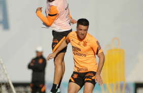 Bruno Mndez e Ramiro em ltimo treino do Corinthians antes de encarar o Palmeiras