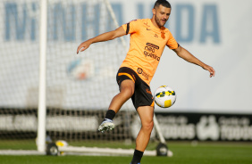 Jnior Moraes em ltimo treino do Corinthians antes de encarar o Palmeiras