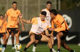 Rafael Ramos e Cantillo em ltimo treino do Corinthians antes de encarar o Palmeiras