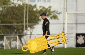 Vtor Pereira em ltimo treino do Corinthians antes de encarar o Palmeiras