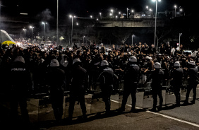 Polcia reforou a segurana aps a derrota do Corinthians no Drbi