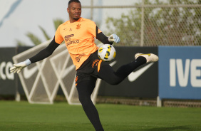 Carlos Miguel em ltimo treino do Corinthians antes de encarar o Atltico-GO