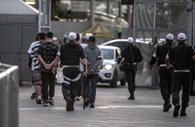 Policiamento no Maracan para o jogo entre Corinthians e Ferroviria