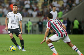 Fausto durante partida entre Corinthians e Fluminense no Maracan
