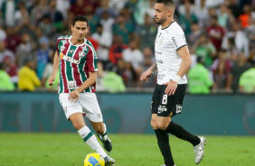 Renato Augusto marcou o primeiro gol do Corinthians diante do Fluminense na semifinal