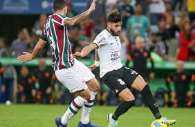 Yuri Alberto foi titular do Corinthians nesta quarta-feira contra o Fluminense